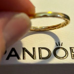 14K solid Gold Pandora Ring